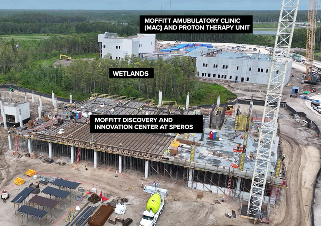 Moffitt Cancer Center topping off