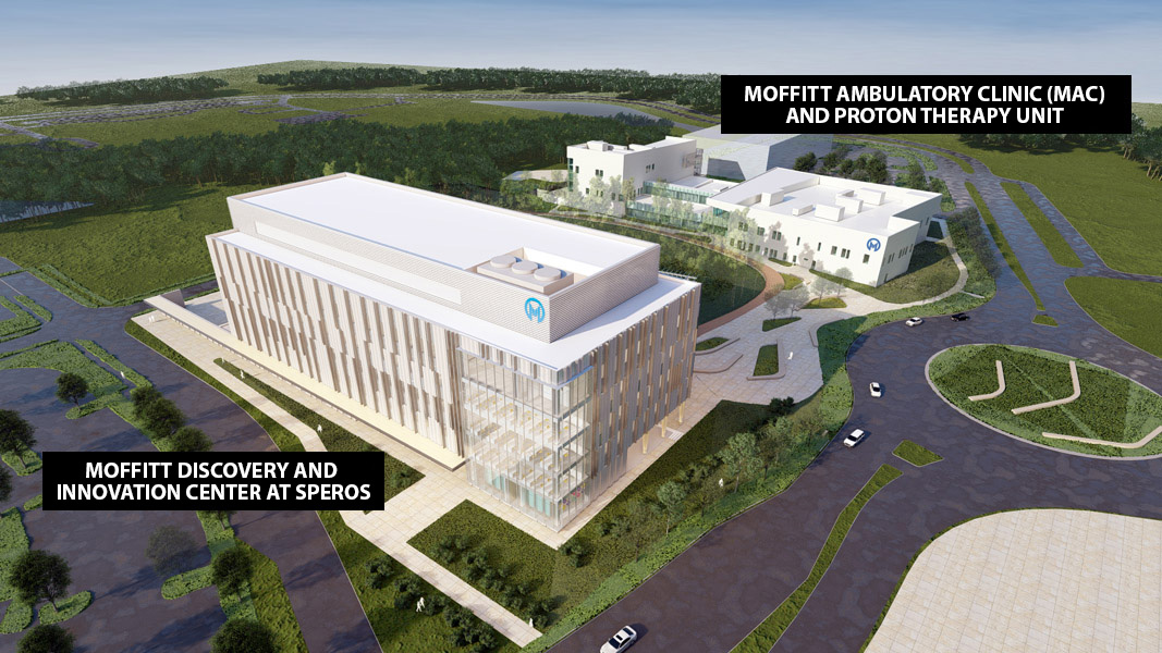 Moffitt Cancer Center comprehensive cancer center with proton therapy