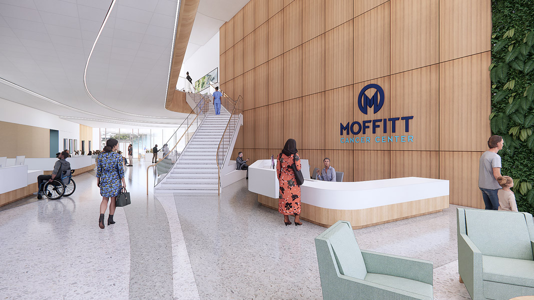 Moffitt Cancer Center comprehensive cancer center with proton therapy