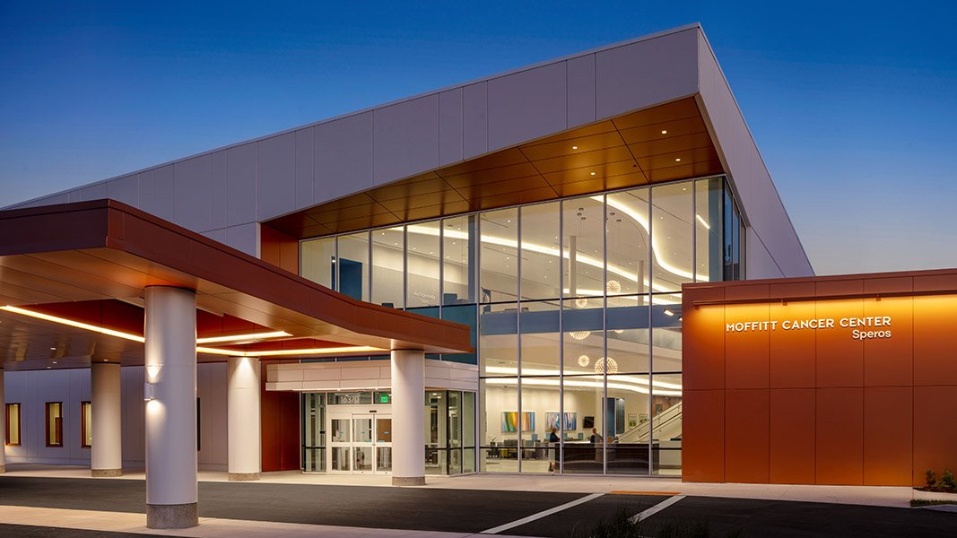 Moffitt Cancer Center comprehensive cancer center with proton therapy